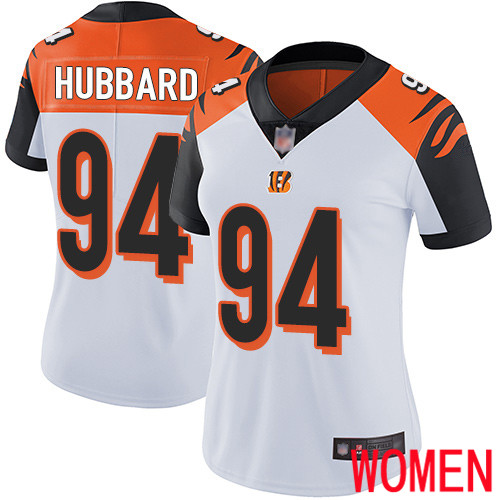 Cincinnati Bengals Limited White Women Sam Hubbard Road Jersey NFL Footballl 94 Vapor Untouchable